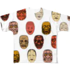 OMOTEの能面集合 All-Over Print T-Shirt