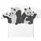 masumi maedaの寄り添う　親子パンダ All-Over Print T-Shirt