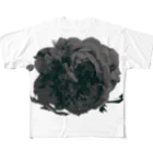 YATのblogのバラモチーフBK All-Over Print T-Shirt