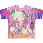 夢乃ぴあの自由に生きたい (ペイント) フルグラフィックTシャツ