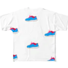 dorima-の青いスニーカー(くつ) All-Over Print T-Shirt