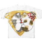 mofusandのにゃんこクレープ All-Over Print T-Shirt