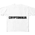 CHIKUSHOのCryptoNinja ロゴ入りTシャツ フルグラフィックTシャツ