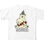 Yamamotoyaアウトドアのサウナ/SAUNA All-Over Print T-Shirt