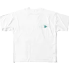 e-シャツの発散中の人　シャツ フルグラフィックTシャツ