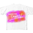 南原明美（ゆきゆき）のTAWAS!（ピンク） フルグラフィックTシャツ