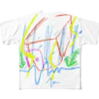 meme_shopの台風Tシャツ All-Over Print T-Shirt