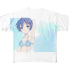 HOBBY_のboyish girl フルグラフィックTシャツ