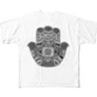 Nashisakuの曼荼羅ファティマの手 All-Over Print T-Shirt