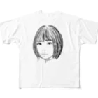 uzkのGIRL01 フルグラフィックTシャツ