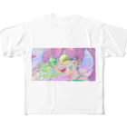 百合原の常夏☀️ハワイアン🏝ガール All-Over Print T-Shirt