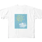 十織のお店の北風と太陽 フルグラフィックTシャツ