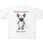 有限会社サイエンスファクトリーのシマハイエナのシロジロー All-Over Print T-Shirt