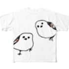 Kentapimoppe (けんたぴもっぺ)のみんな大好きシマエナガちゃん All-Over Print T-Shirt