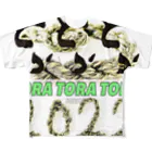 MOMOTUSbyWA装研究所ももたすの2022限定 TORATORATORA フルグラフィックTシャツ