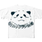 パンダマンの一匹狼に憧れるパンダ雄 フルグラフィックTシャツ