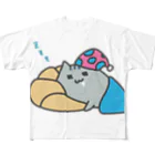 ねこのフェーさんのねこのフェーさん”夢の中へ” All-Over Print T-Shirt