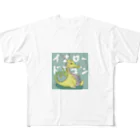 ポップヌードルのイエロードラゴン フルグラフィックTシャツ