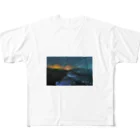 ポップヌードルの夜と海と光 フルグラフィックTシャツ
