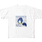 ポップヌードルの空飛ぶペンギン フルグラフィックTシャツ