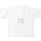 あらたの背景透過おもちくん フルグラフィックTシャツ