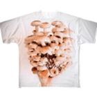 machida_machikoの沢山生えた椎茸 All-Over Print T-Shirt