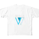 仮想通貨Verge Japan（バージ ジャパン） 公認SHOPのWRAITH PROTOCOL（レイス・プロトコル）ロゴ All-Over Print T-Shirt