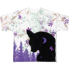Niea999’s プチハッピー shopの猫のファンタシー フルグラフィックTシャツ