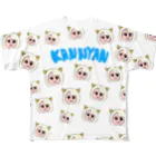 YABACUBE INC. ONLINE SHOPのKANNYAN フルグラフィックTシャツ