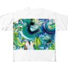 yuhtakunoのぐるぐる All-Over Print T-Shirt