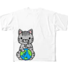 みそっこの脅してくるにゃんこ フルグラフィックTシャツ