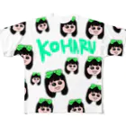 YABACUBE INC. ONLINE SHOPのKOHARU フルグラフィックTシャツ