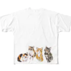 はるさめ商店の美猫四姉妹 All-Over Print T-Shirt