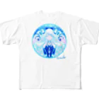la belle merの春告げる海と乙女シリーズ All-Over Print T-Shirt