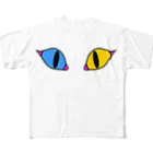 Mekki屋さんのねこおめめ All-Over Print T-Shirt