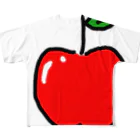 おもちゃ箱のりんごの子 フルグラフィックTシャツ