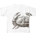 シュールな動物たちの絶妙なカニ All-Over Print T-Shirt