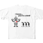 ブランケット大佐のペンギンとロボ All-Over Print T-Shirt