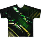 #gvai_nの#ruins wearll(green) フルグラフィックTシャツ