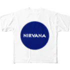 生きるそうめんのNIRVANA フルグラフィックTシャツ