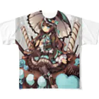 月蝕ざっか店＠SUZURIのChocomint*Holic All-Over Print T-Shirt