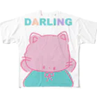 oppaipompomの80sファンシーにゃんにゃん All-Over Print T-Shirt