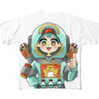 みぎてんのみぎふぁいんだー All-Over Print T-Shirt