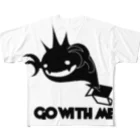 GO WITH ME RECORDSのGO WITH ME フルグラフィックTシャツ All-Over Print T-Shirt