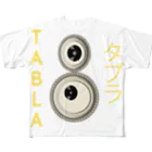 Soul Of RythmsのTabla - タブラ All-Over Print T-Shirt