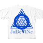 JaDeViNeのJaDeViNe ＢＬＵＥ All-Over Print T-Shirt