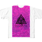 JaDeViNeのJaDeViNe PINKcosmic All-Over Print T-Shirt