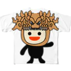 ヨープキャンが気になったの獅子噛っ子 All-Over Print T-Shirt