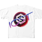 IOST_Supporter_CharityのIOST【ホッパーデザイン】グラデーション（紫） All-Over Print T-Shirt