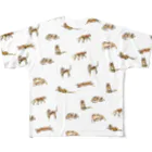 ✧˖°◝˖✧まんまるピヨ吉˖✧◝˖✧。のサビ猫だらけ All-Over Print T-Shirt